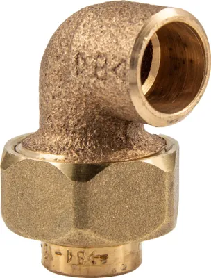 Produktbild von Rotguss-Lötfitting Winkelverschraubung 90°, 18 mm - Typ 4096, DVGW