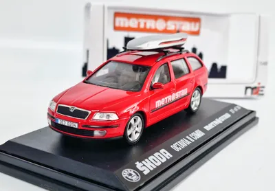 Zdjęcie produktu dla Skoda Octavia II Combi (2004) Metrostav Roofbox - MJ 1:43