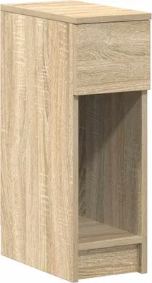Image de Table de chevet avec tiroir chêne sonoma 20x36x60 cm