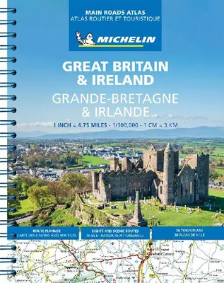 Produktbild von Michelin Straßenatlas Großbritannien & Irland mit Spiralbindung