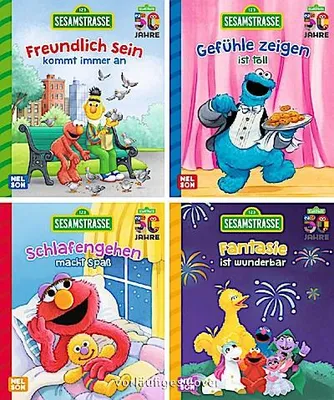 Produktbild von Nelson Mini-Bücher: Sesamstraße 1-4