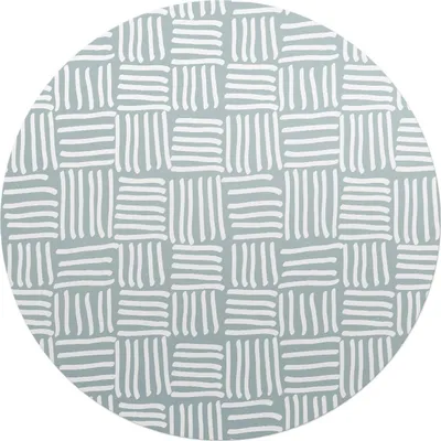 Produktbild von Geometrisches Linienmuster – Bodenschutzmatte – Stuhlunterlage – Bürostuhlmatte – Rutschfeste Bodenmatte – Schutzmatte für Hartboden – fi 100 cm