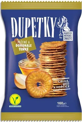Obrázek produktu pro Dupetky talarki cibule, med, hořčice 160 g