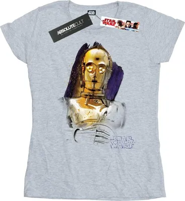 Produktbild von Star Wars - "The Last Jedi" T-Shirt für Damen BI42631 (XXL) (Grau)
