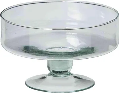 Produktbild von INNA-Glas Glasschale CORIE auf Standfuß, klar, 12 cm, Ø 19 cm - Servierschale
