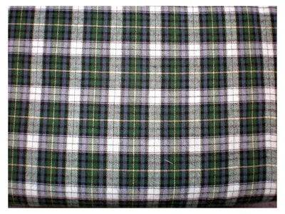 Produktbild von Karierte Flanell Stoffmeterware 100% Baumwolle gerauht 140 cm breit 200 g/m²
