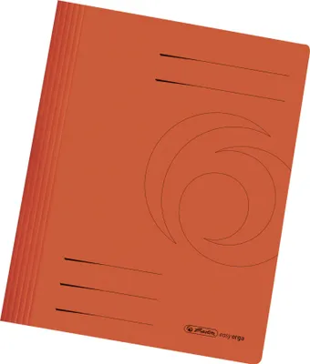 Produktbild von 10 Herlitz Manila Karton Schnellhefter / DIN A4 / Farbe: orange