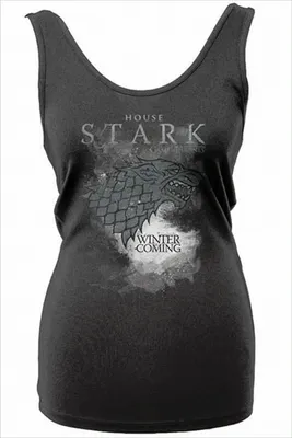 Zdjęcie produktu dla T-shirt damski "Gra o Tron", motyw Starków, rozmiar S