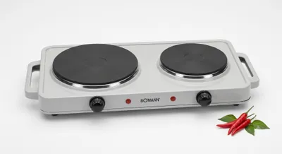 Zdjęcie produktu dla Kuchenka Elektryczna Dwupłytowa Bomann DKP 5028 CB | 2500W