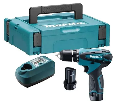 Image de Perceuse visseuse 10,8 V - MAKITA - avec 2 batteries 1,3Ah- chargeur - MAKPAC- DF330DWJ