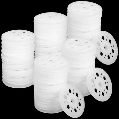 Productafbeelding van Isolatierstenen, 400 stuks, PP-ringen, 46 mm kunststof, voor het bevestigen en ondersteunen van isolatieplaten.