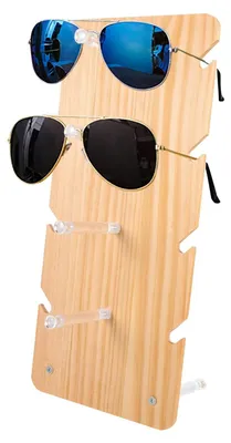Brillenhalter aus Holz für mehrere Brillen, 33x14,5 cm