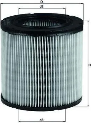 Produktbild von Luftfilter MAHLE LX 249 Filtereinsatz