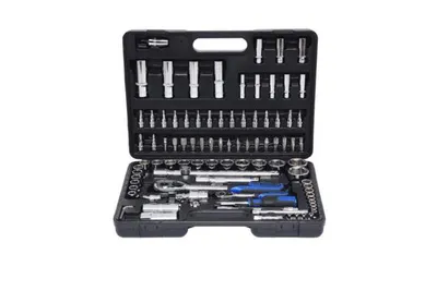 Produktbild von KS Tools 918.0694, Steckschlüssel-Satz, 94 Kopf/Köpfe, Chrom-Vanadium-Stahl, 6,38 kg