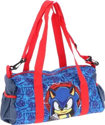 Produktbild von Sonic Sporttasche für Kinder – Reisetasche 22x38x18 cm mit Tragegurt