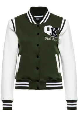 Produktbild von Queen Kerosin College Jacke - Cheer Team Oliv XS