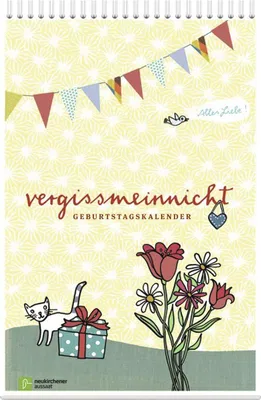 Produktbild von vergissmeinnicht-Geburtstagskalender