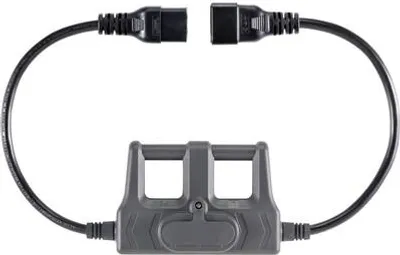 Zdjęcie produktu dla VOLTCRAFT CAA-1L 16 Adapter pomiarowy IEC wtyk C20 - IEC gniazdo C19 ciemnoszary (CAA-1L 16)