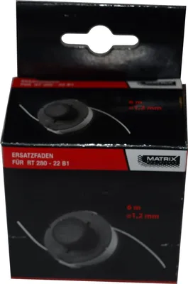 Produktbild von Matrix Ersatzteil Fadenspule komplett für Rasentrimmer RT280-22 6m 1,2mm