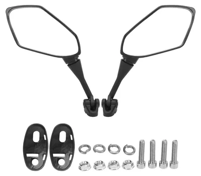 Obrázok produktu pre 1 pár nastaviteľných motocyklových spätných zrkadiel, čiernych, na stranu riadidiel, náhradné diely pre HYOSUNG GT125R, GT250R, GT650R, GT650S