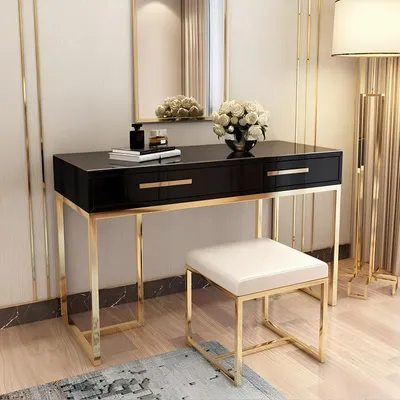 Produktbild von Designer Schmink Tische Konsolen Tisch Holz Kommode Side Board Schrank sekretär