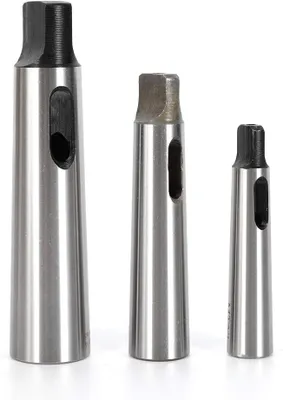 Image de 3PCS Mandrin conique Douille de réduction Cône morse 3 pièces Adaptateur conique métallique pour réduire la douille de perçage Adaptateur MK4-3, MK3-2, MK2-1