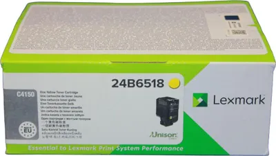 Produktbild von Lexmark Toner 24B6518 Gelb bis zu 10.000 Seiten