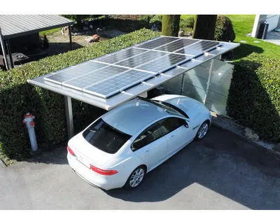 Produktbild von Einzelcarport, Solarcarport Ximax Linea 80 2756 SC Solar Gesamtleistung max. 2.520 W 272,6 x 555,8 cm silber