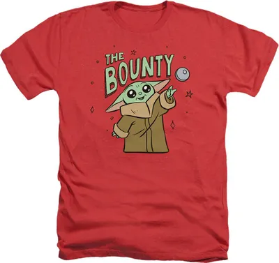 Produktbild von Star Wars Mandalorian - "The Bounty" T-Shirt für Herren TV2871 (M) (Rot)