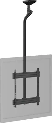 Produktbild von Wandhalterung für TV, 1 Bildschirm, Hochformat, für Bildschirme von 65'' bis 75'', Höhe 225 cm, schwarz