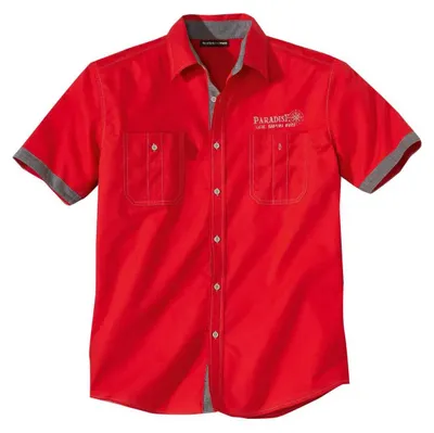 Image de Atlas For Men - Chemise "élégante" pour hommes AF1900 (3XL) (Rouge)