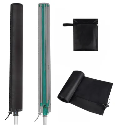 Schutzhülle für Wäschespinne 165 cm, 420D Oxford, wasserdicht, schwarz
