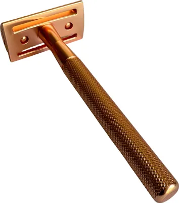 Produktbild von Metall Rasierhobel inkl. 10 Klingen rosegold ohne Halterung