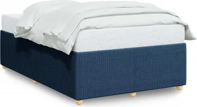 Obrázek produktu pro vidaXL Rám postele bez matrace modrý 120x190 cm látka