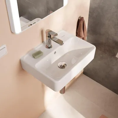 Produktbild von hansgrohe Xanuia Q Handwaschbecken 450/340 mit Hahnloch und Überlauf