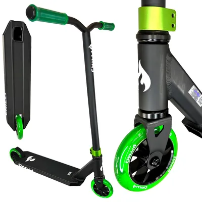 Image de Chilli Pro Base S Stunt-Scooter H=79cm noir/vert