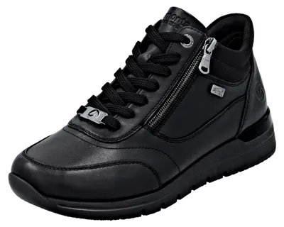 Zdjęcie produktu dla Remonte damskie sznurowane buty za kostkę czarny, Kolor:czarny, Rozmiar UE:42