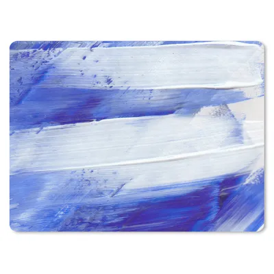 Produktbild von MuchoWow® Mauspad Mousepad Farbe - Design - Blau 40x30 cm - Mousepads - Maus Mat - Pad - Mausunterlage - Anti Rutsch