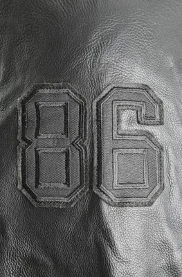 Produktbild von Cordon Sport Herren College Lederjacke "Bronx" super black S