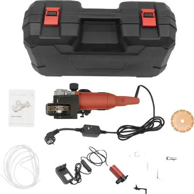 Image de Rainureuse murale, moteur 4800W, 6200 tr/min, lame en alliage de diamant, profondeur et largeur réglables