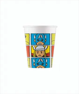 Immagine prodotto di Bicchiere di carta Avengers Pop Comic 8 200ml