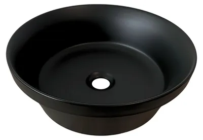 Obrázek produktu pro Keramické umyvadlo MADA, černá, 40 cm