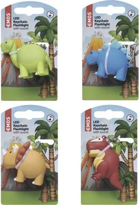 Obrázok produktu pre LED kľúčenka EMOS dinosaury so zvukom