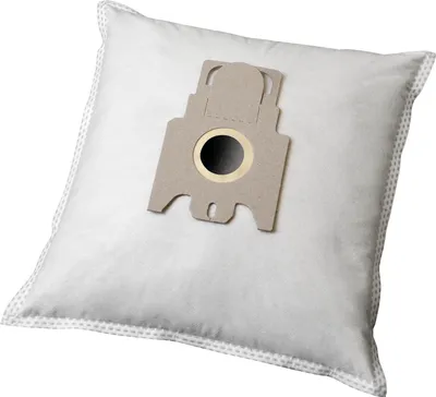 A single vacuum cleaner bag is shown against a white background.