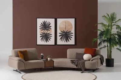Immagine prodotto di Soggiorno design divano 5 posti in tessuto JVmoebel