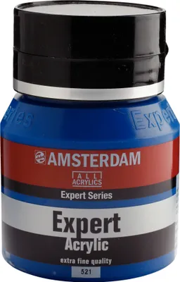 Immagine prodotto di Amsterdam Serie Expert flacone di colore acrilico 400 ml blu indantrene (ftalo) 521