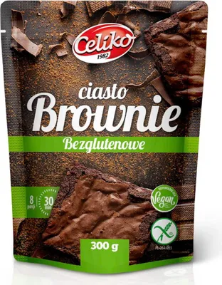 Produktbild von Glutenfreie Brownie-Kuchenmischung 300g CELIKO