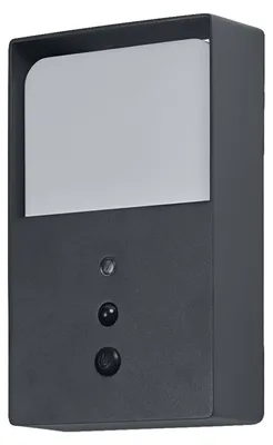 Produktbild von LED Außenlampe Akku mit Dimmer Bewegungsmelder H: 21 cm eckig 3000 K 350 lm Modern Gartenbeleuchtung