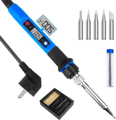 Produktbild von Lötstation – Elektronikreparatur – Einstellbare Temperatur – 80 Watt – Schwarz