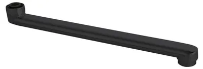 Immagine prodotto di Bocchetta di scarico Aqualine, 320 mm, piatta, nero opaco